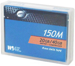 Dell 09W083 9W083 - Data Cartridge Tape, 4mm DDS-4, 150m, 20/40GB DAT DDS4
